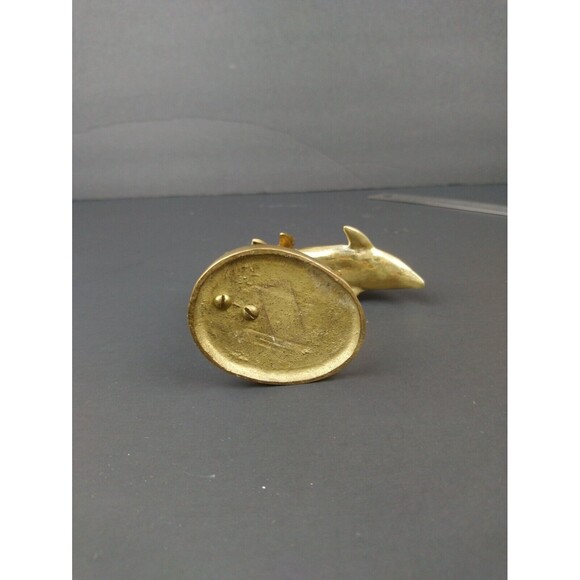 VTG MCM Leaping Dolphins Statue Figure Decor 4" - Picture 8 of 8